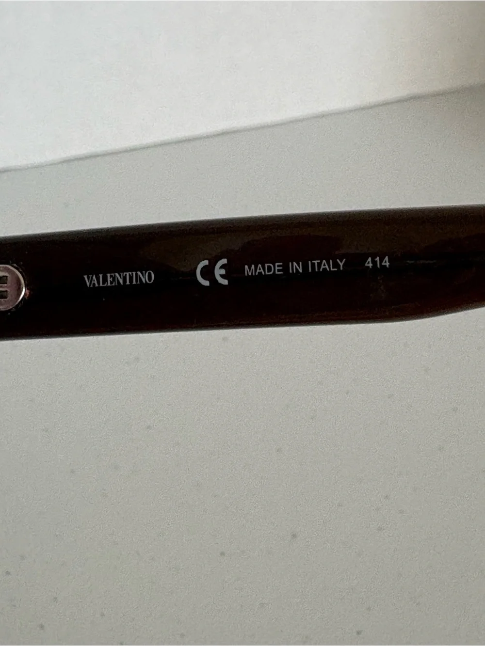 Valentino Tortoiseshell Acetate Sunglasses with Brown Lenses